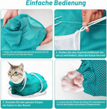 Atmungsaktive Waschbeutel-Netztasche für Katzen