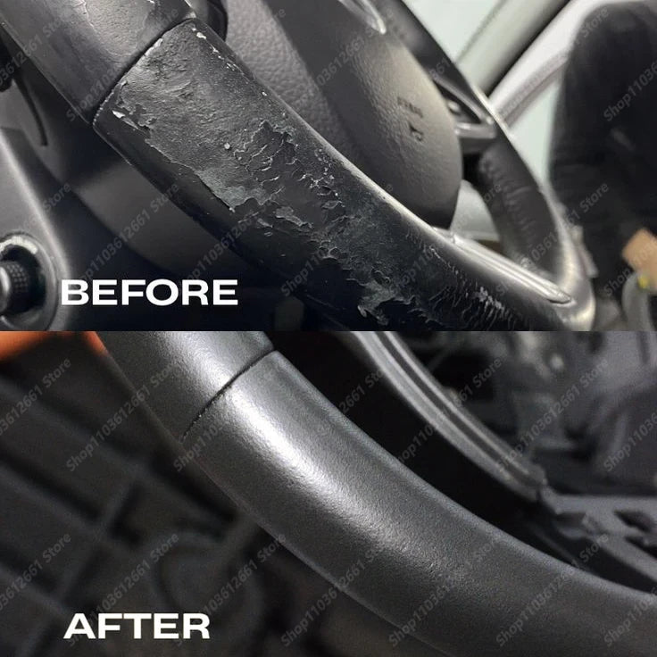 Kunststoffpflege Auto Cockpit Restauration