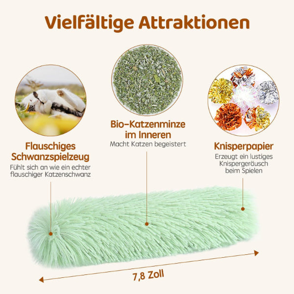 3 Katzenkissen mit Bio-Katzenminze