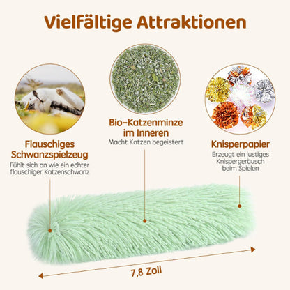 3 Katzenkissen mit Bio-Katzenminze