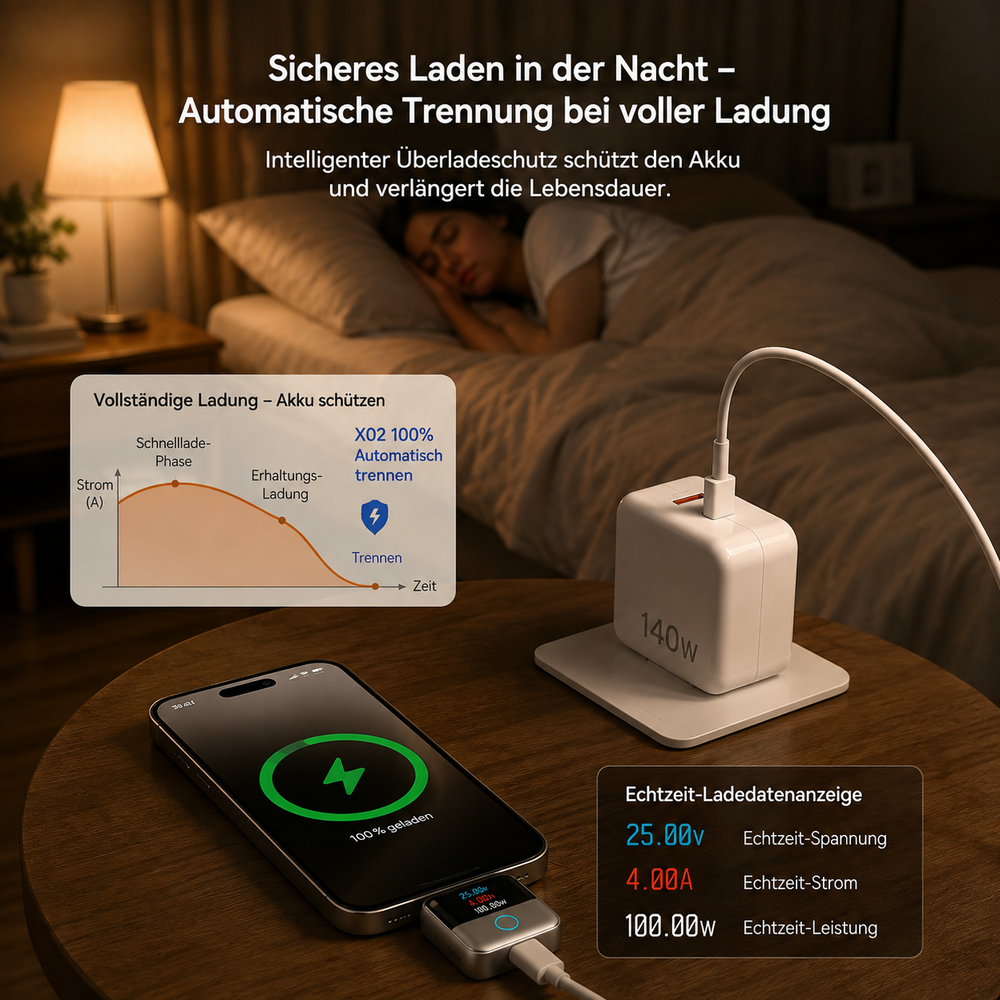 Smart-Ladeadapter mit automatischer Trennung